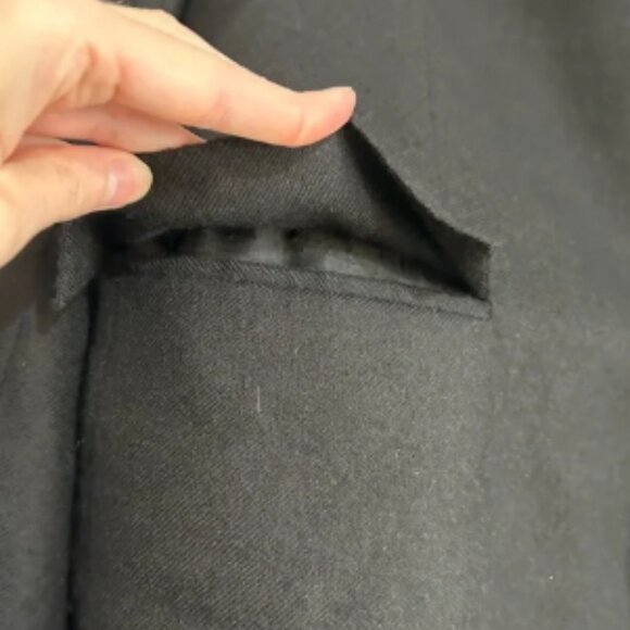 Polo Ralph Lauren Made in Italy Cashmere Blazer Jacket in Black Size 42L Office - Picture 5 of 14